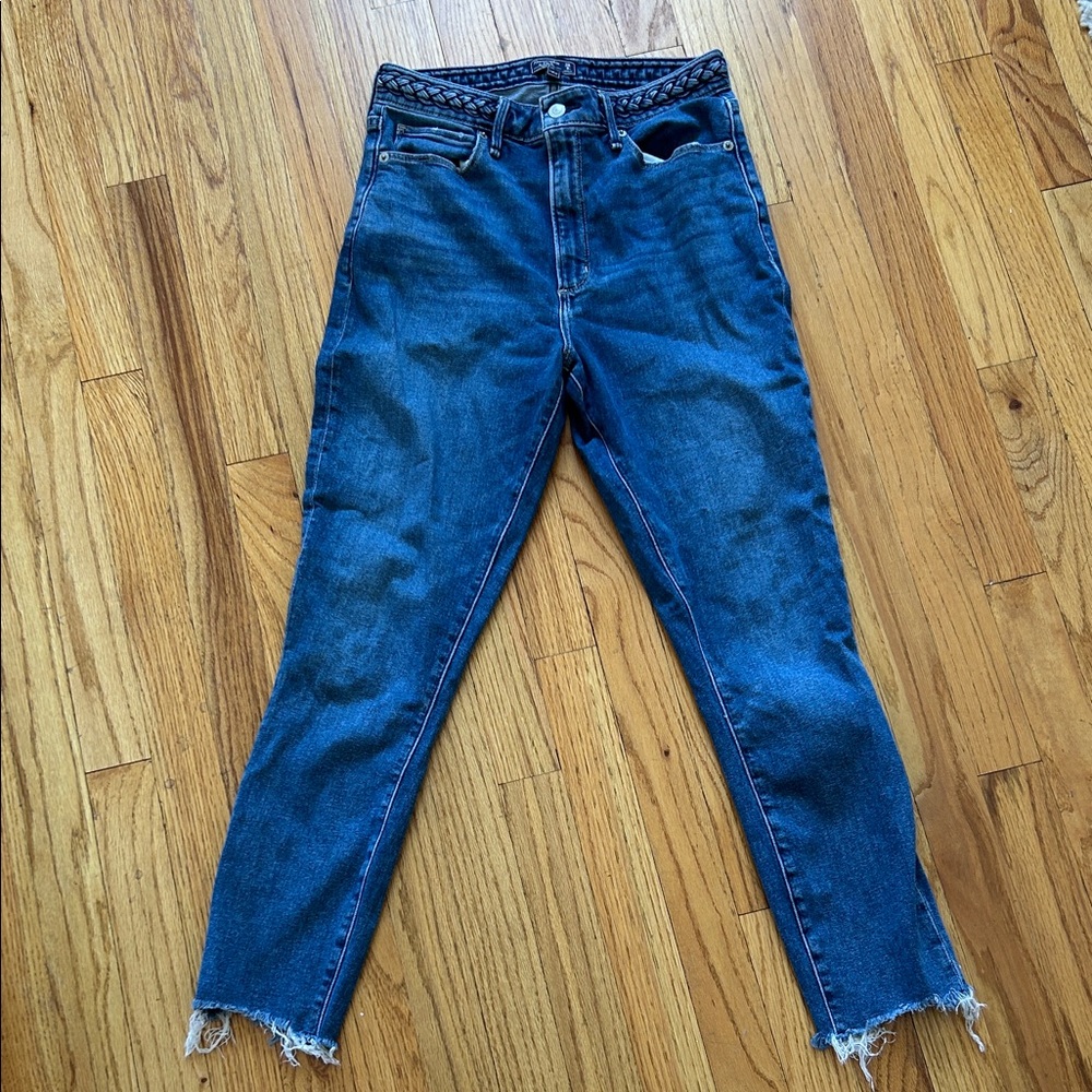 Abercrombie & Fitch Dark Blue Ankle Jeans